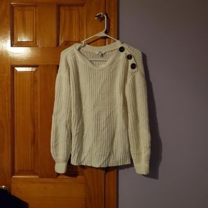 Sweater with Three Buttons